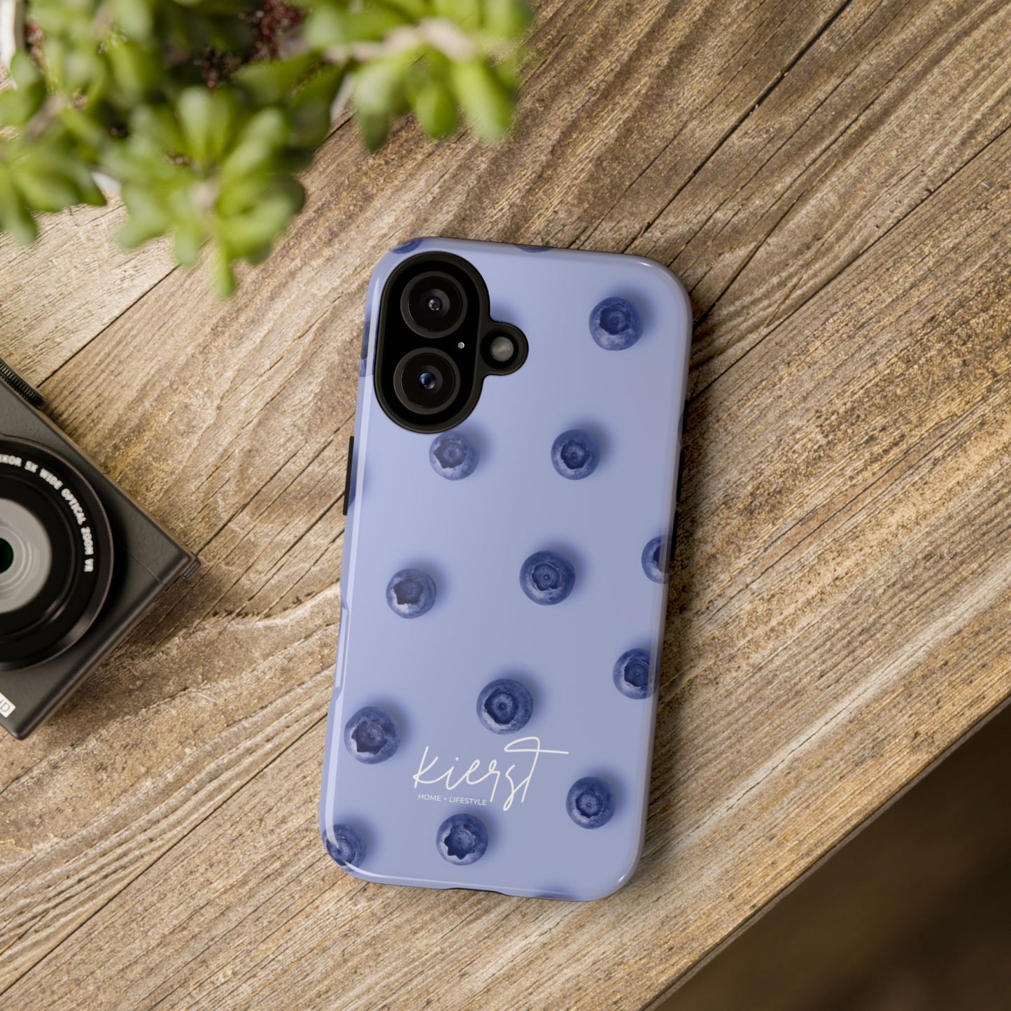 Blueberries iPhone Case | A refined play on fruit-forward charm