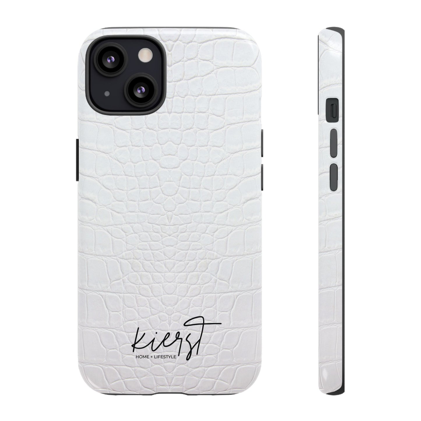 White Alligator iPhone Case | Minimal, Crisp, and Effortlessly Elevated