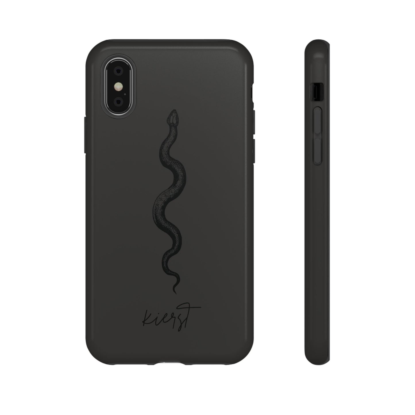 Long Black Snake iPhone Case | Subtle Edge, Quiet Power