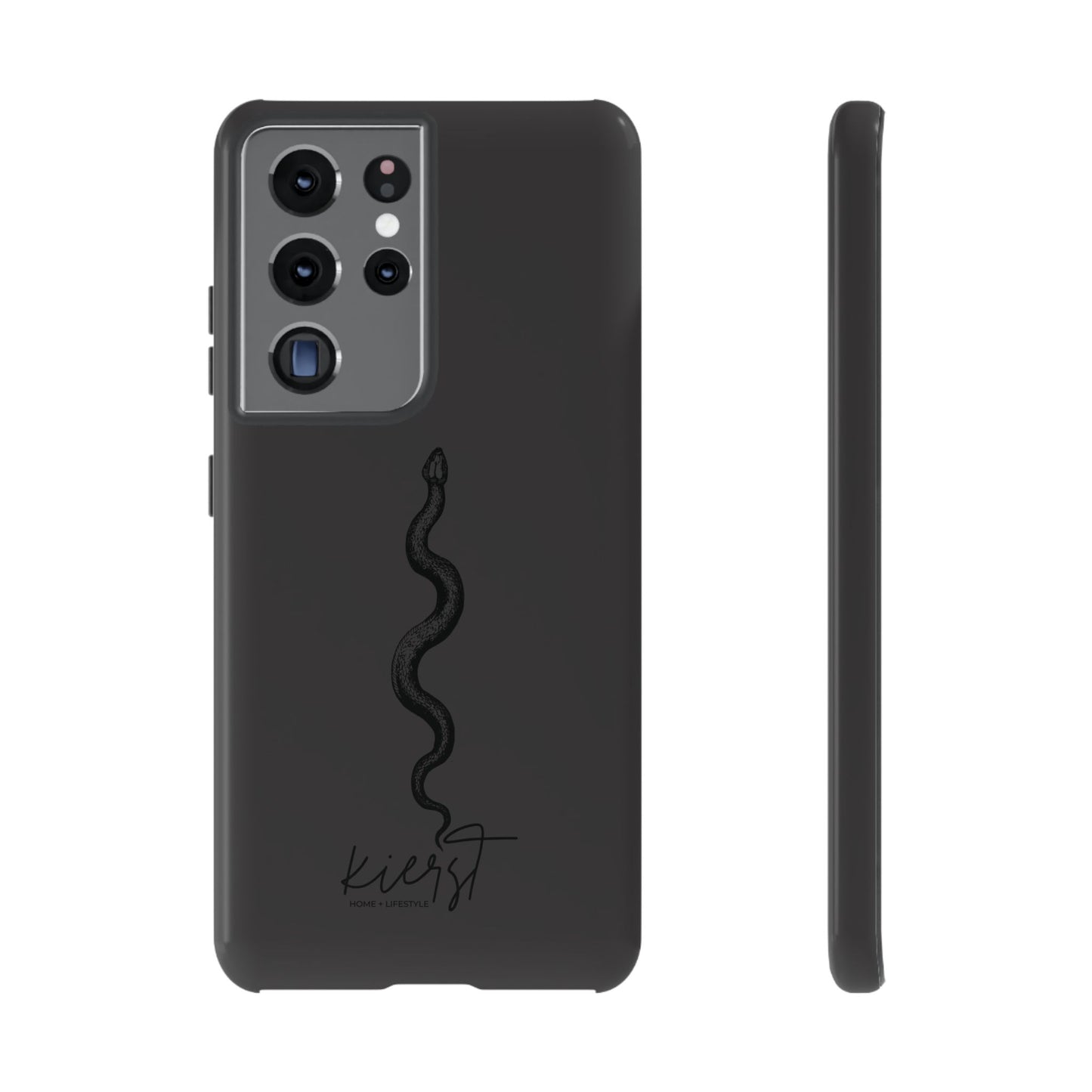 Long Black Snake Samsung Galaxy Phone Case | Power In The Subtleties