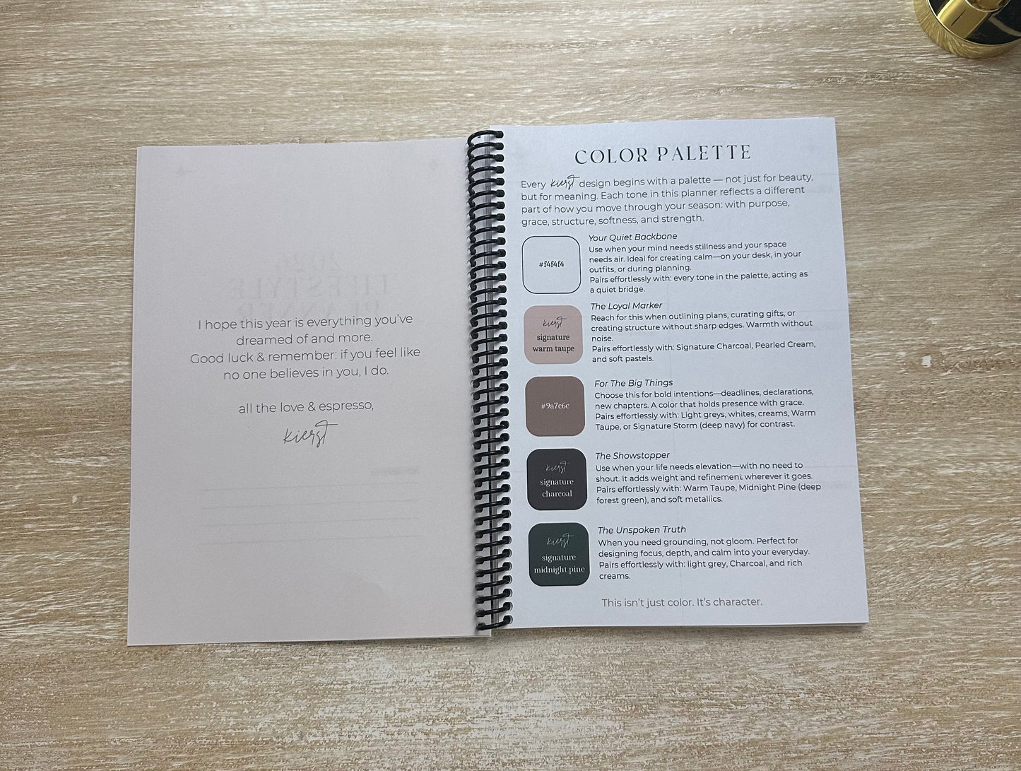 2026 Lifestyle Planner Ember Tortoise