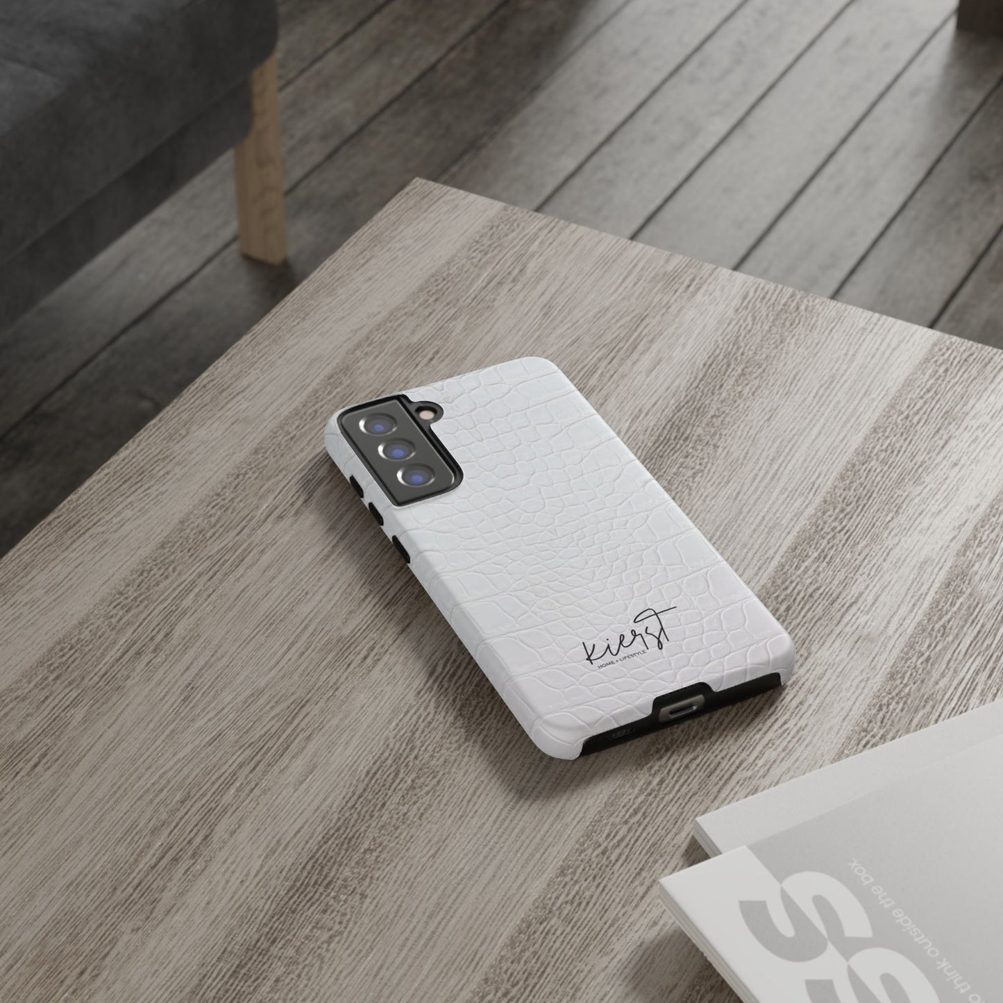 White Alligator Samsung Galaxy Case | Classic Texture Meets Modern Edge