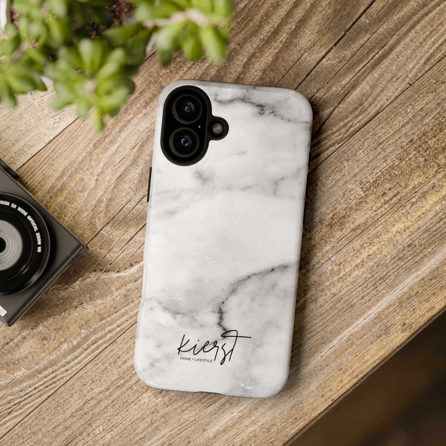 Lived-In White and Grey Marble iPhone Case | Curated Calm, Captured in Marble
