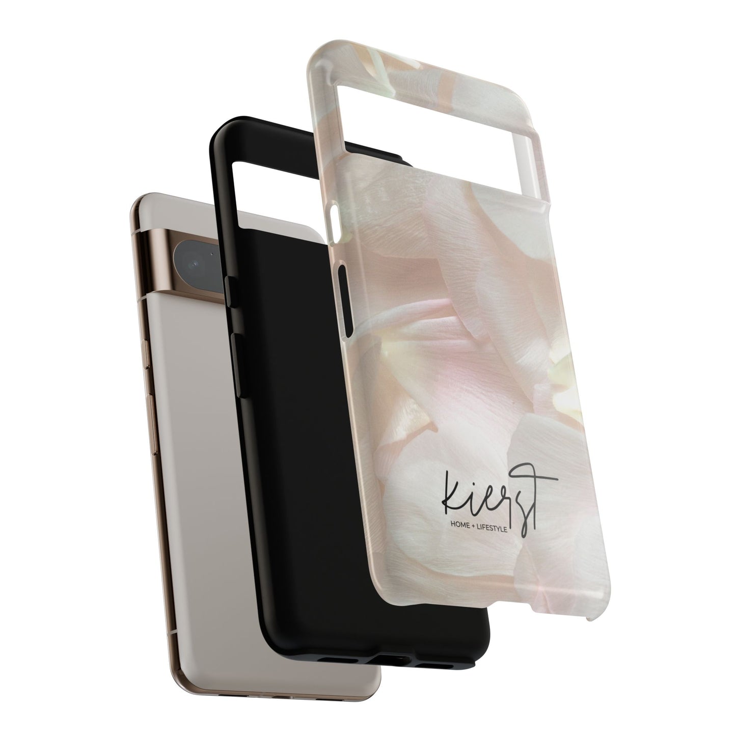 Iridescent Petals Google Pixel Case | Subtle Floral Elegance