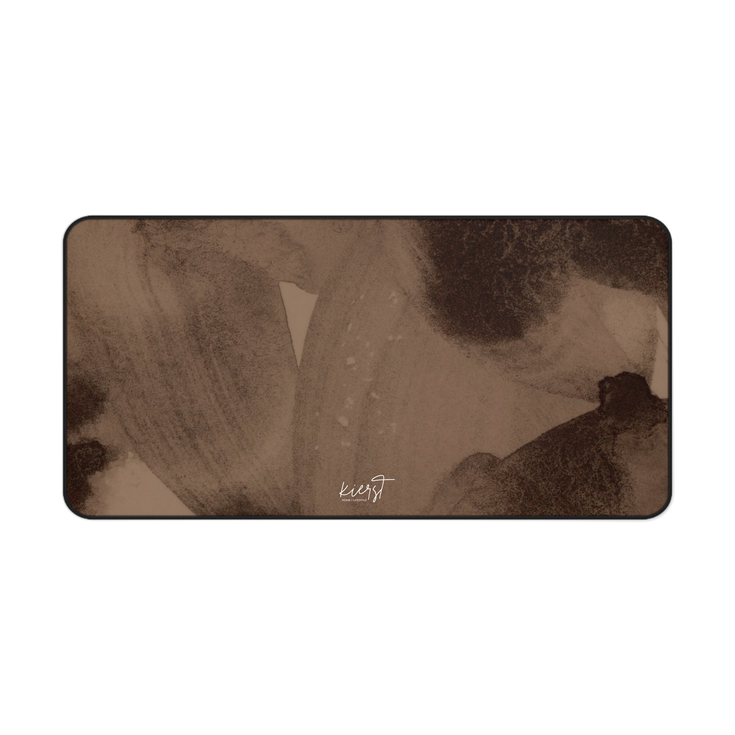 Brown Abstract Desk Mat