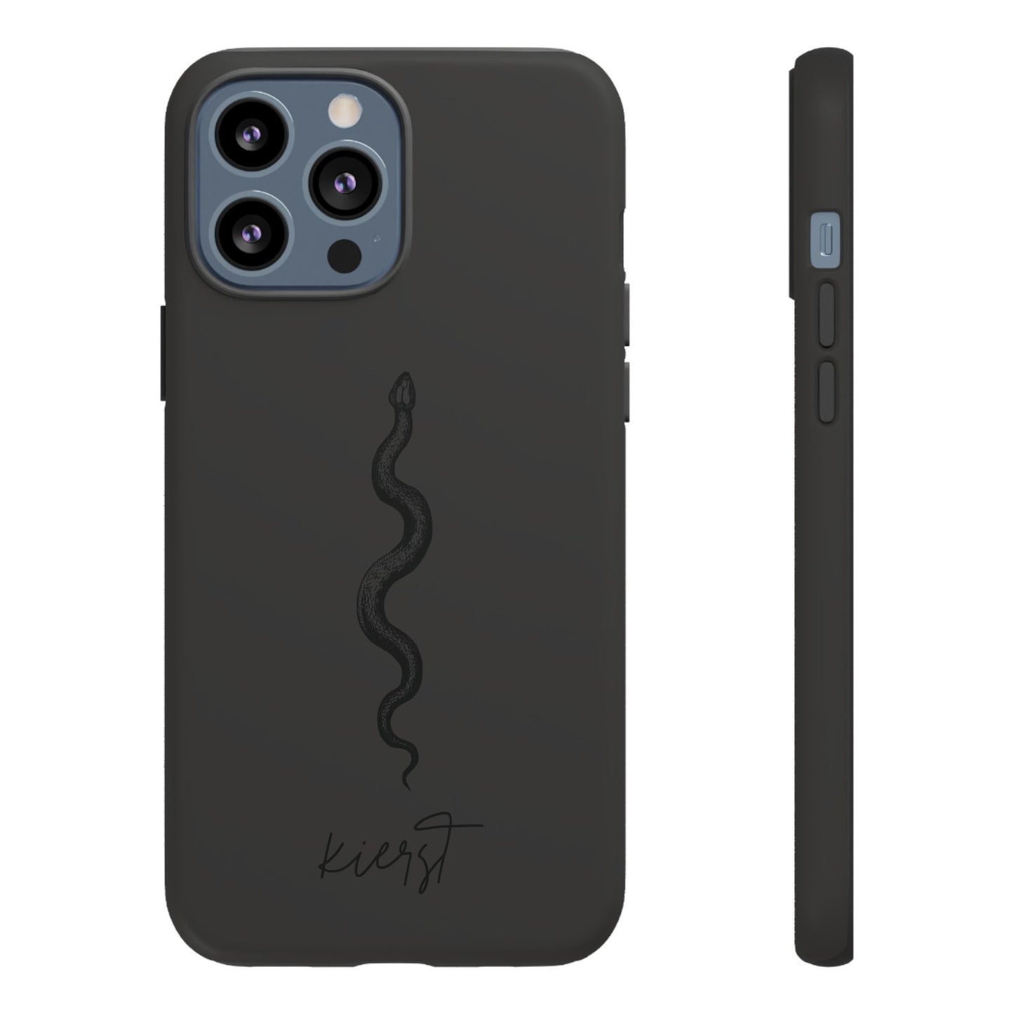 Long Black Snake iPhone Case | Subtle Edge, Quiet Power