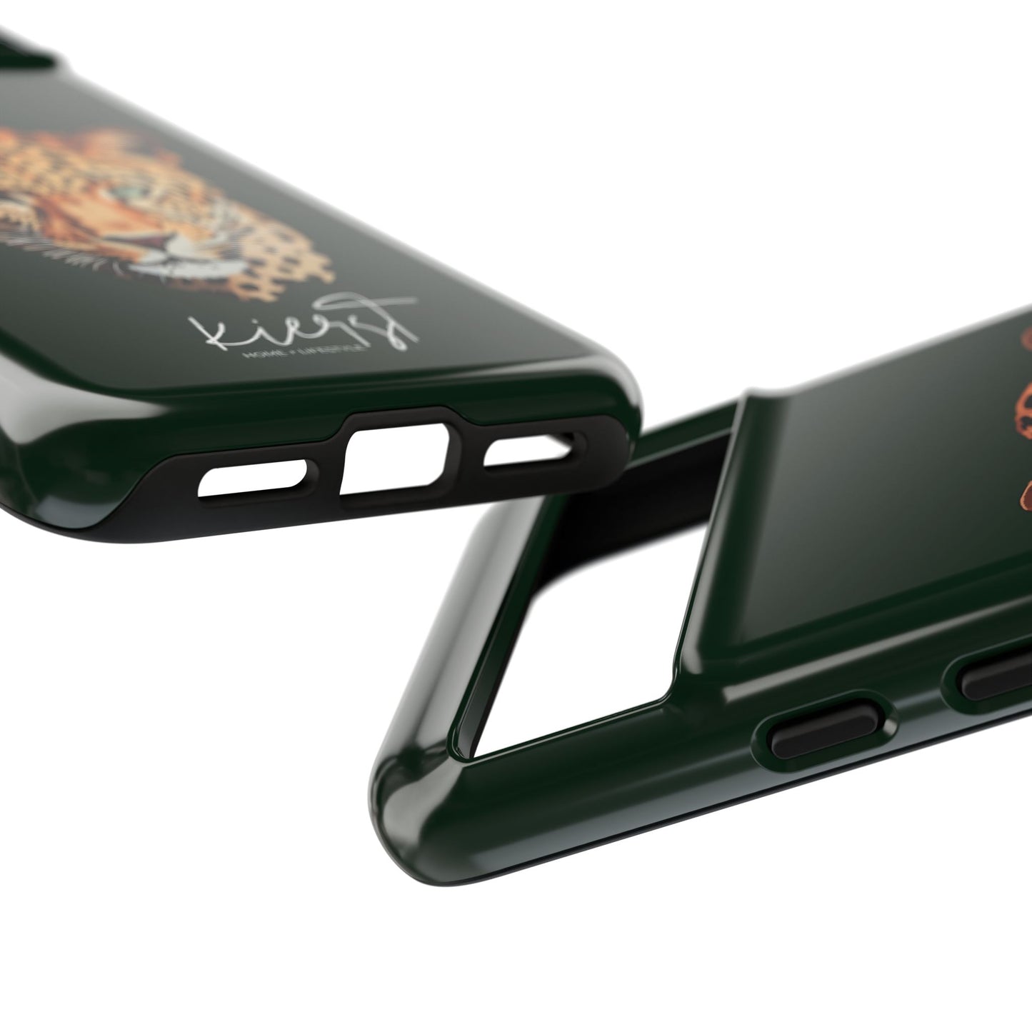 kierst Signature Midnight Pine Google Pixel Phone Case with Cheetah