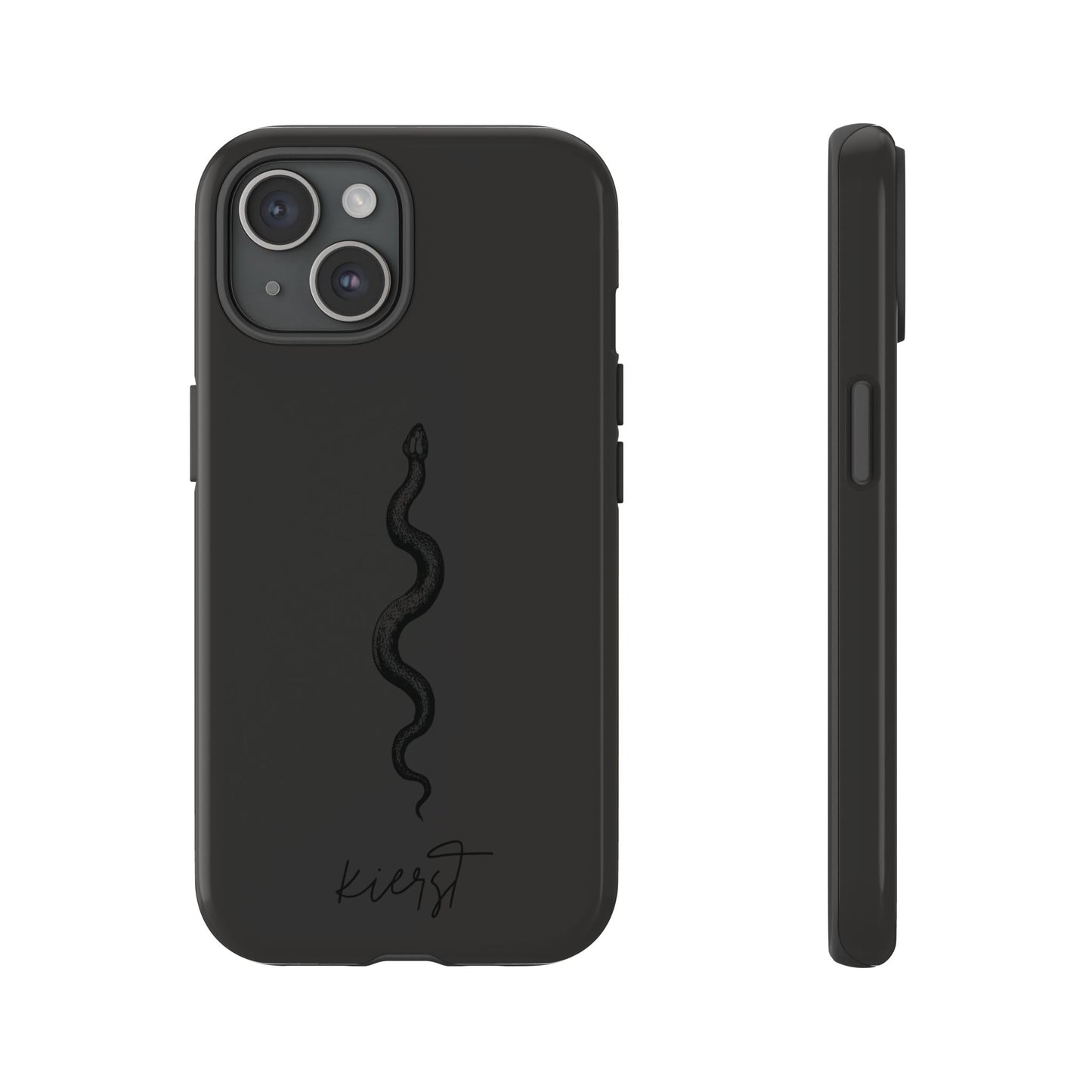 Long Black Snake iPhone Case | Subtle Edge, Quiet Power