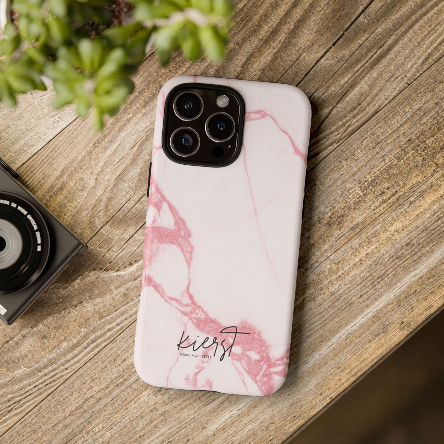 Pink & White Marble iPhone Case | Classic Elegance, Feminine Twist