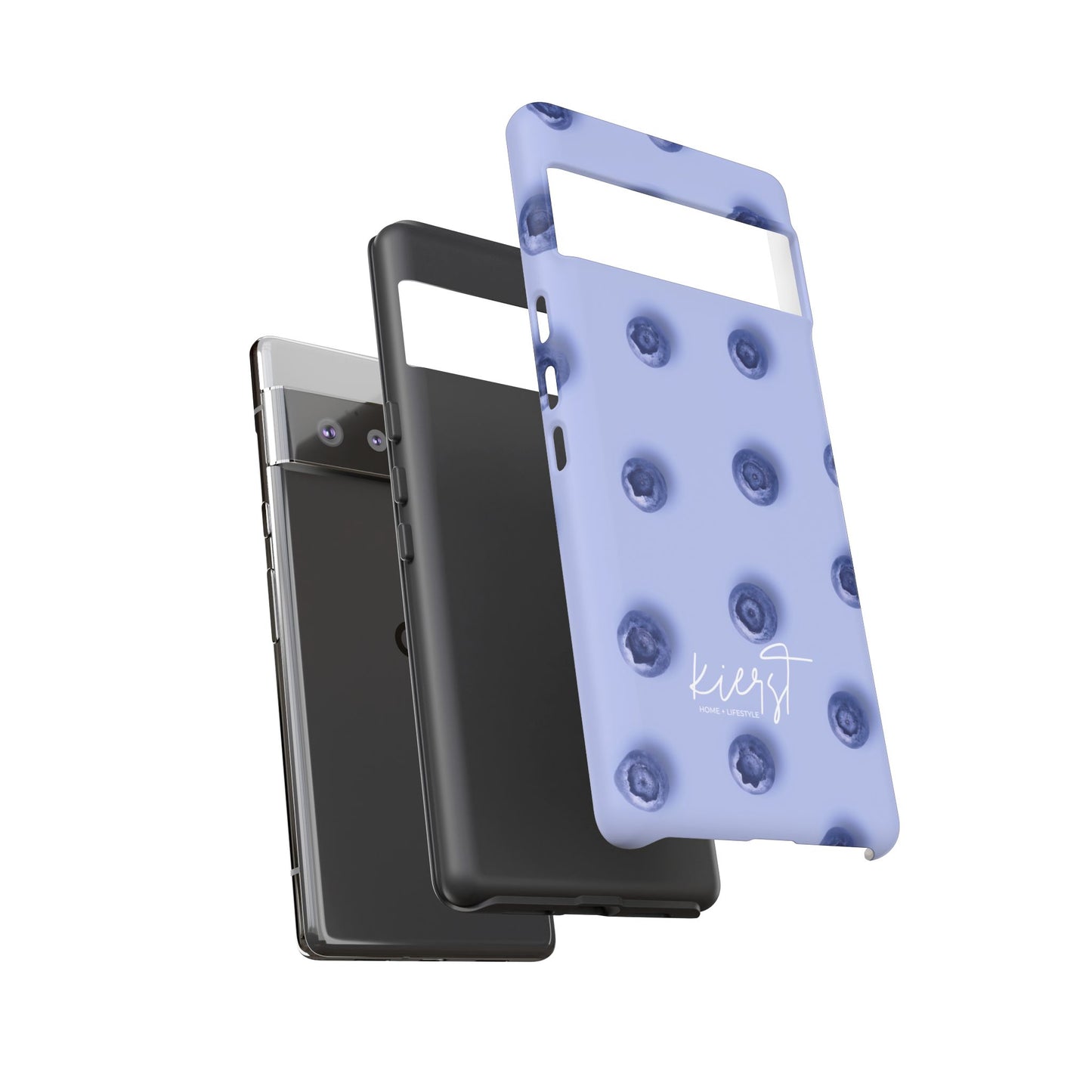 Blueberries Google Pixel Case | Whimsical Meets Refined in This Playful Fruit-Forward Design