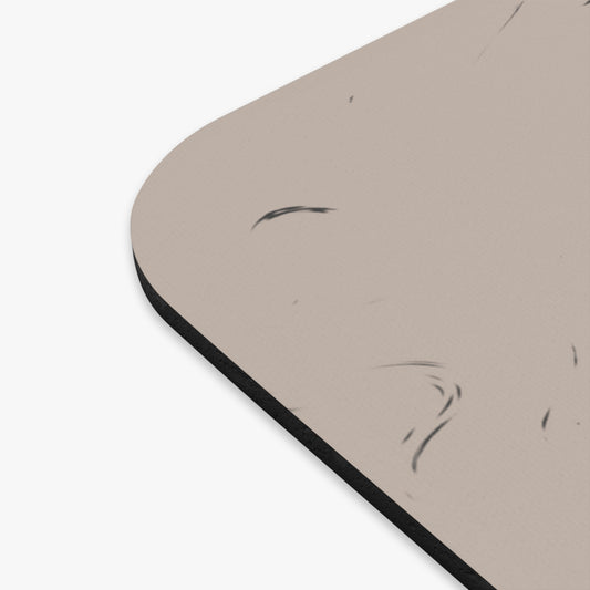 Cream, Grey, and Taupe Marble Mouse Pad | A Calm Swipe of Style