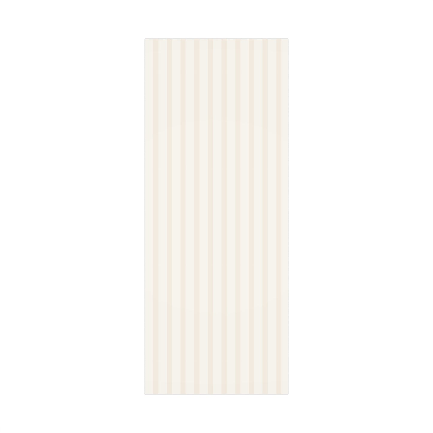 Cream Striped Gift Wrapping Paper