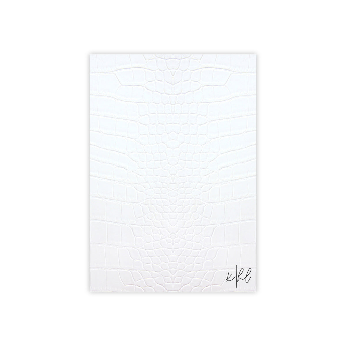 White Alligator Post-it® Note Pad