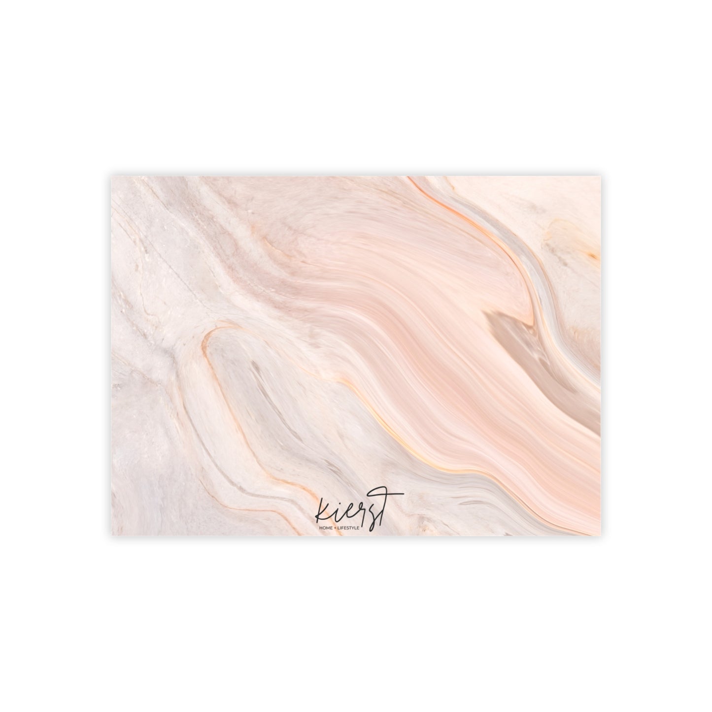 Blush Swirl Marble Post-it® Note Pad | Soft Pink Marble-Inspired Sticky Notes for Chic Desks