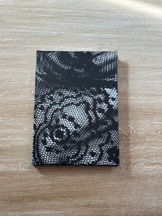 Black and White Lace Journal