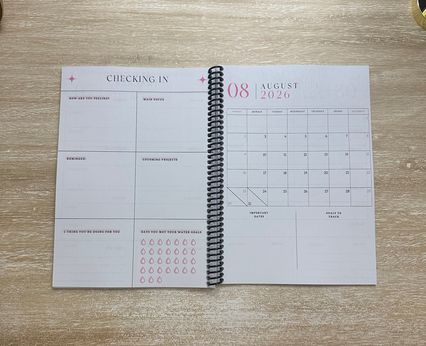 2026 Lifestyle Planner Pearl Essence