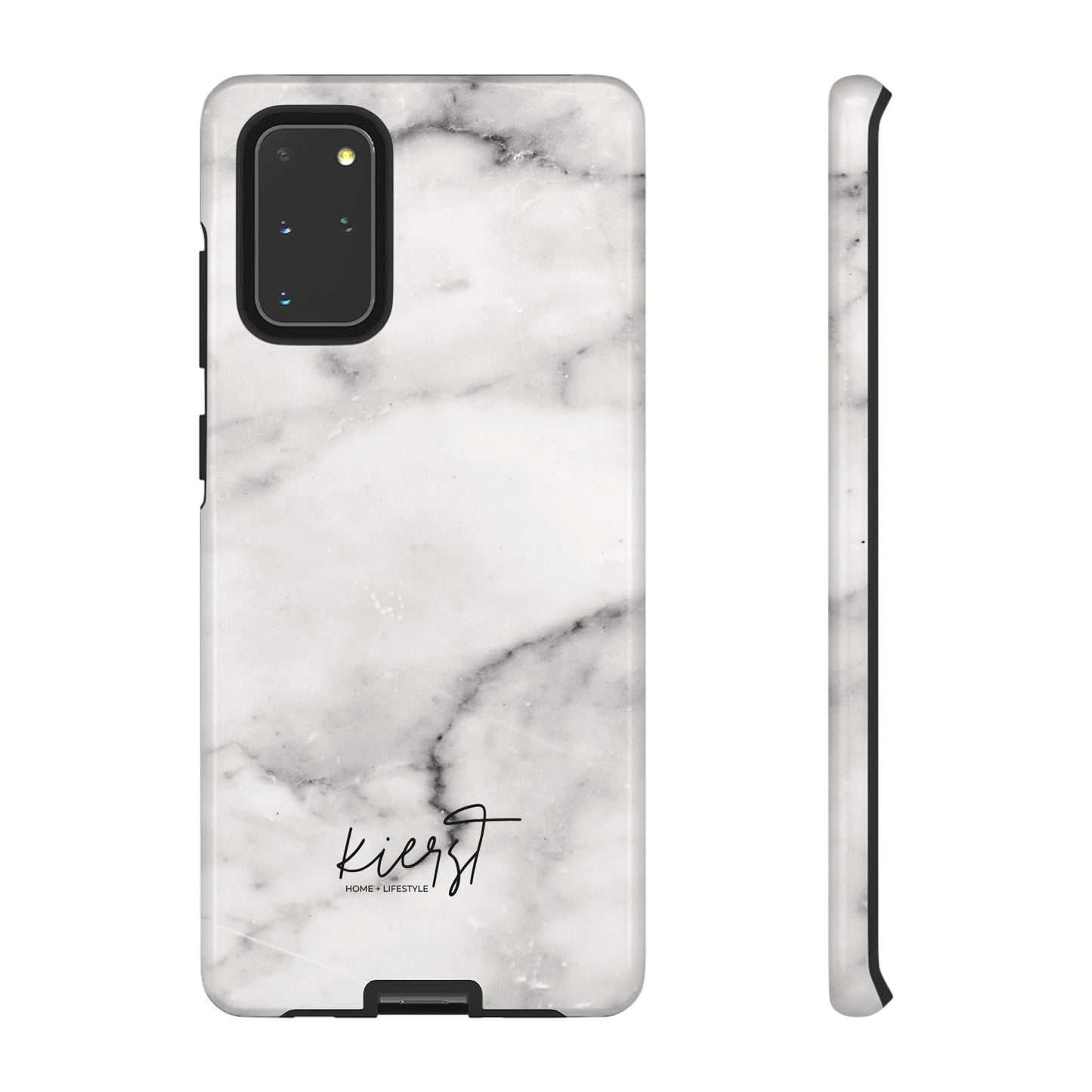 Lived-In White and Grey Marble Samsung Galaxy Case | Soft Strength, Redefined