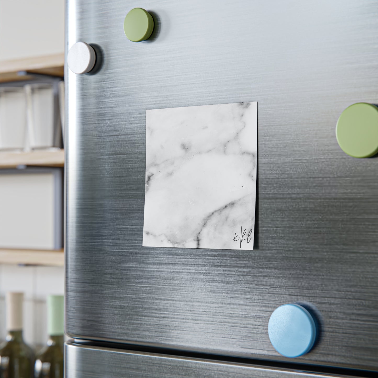 Lived-In Grey and White Marble Post-it® Note Pad