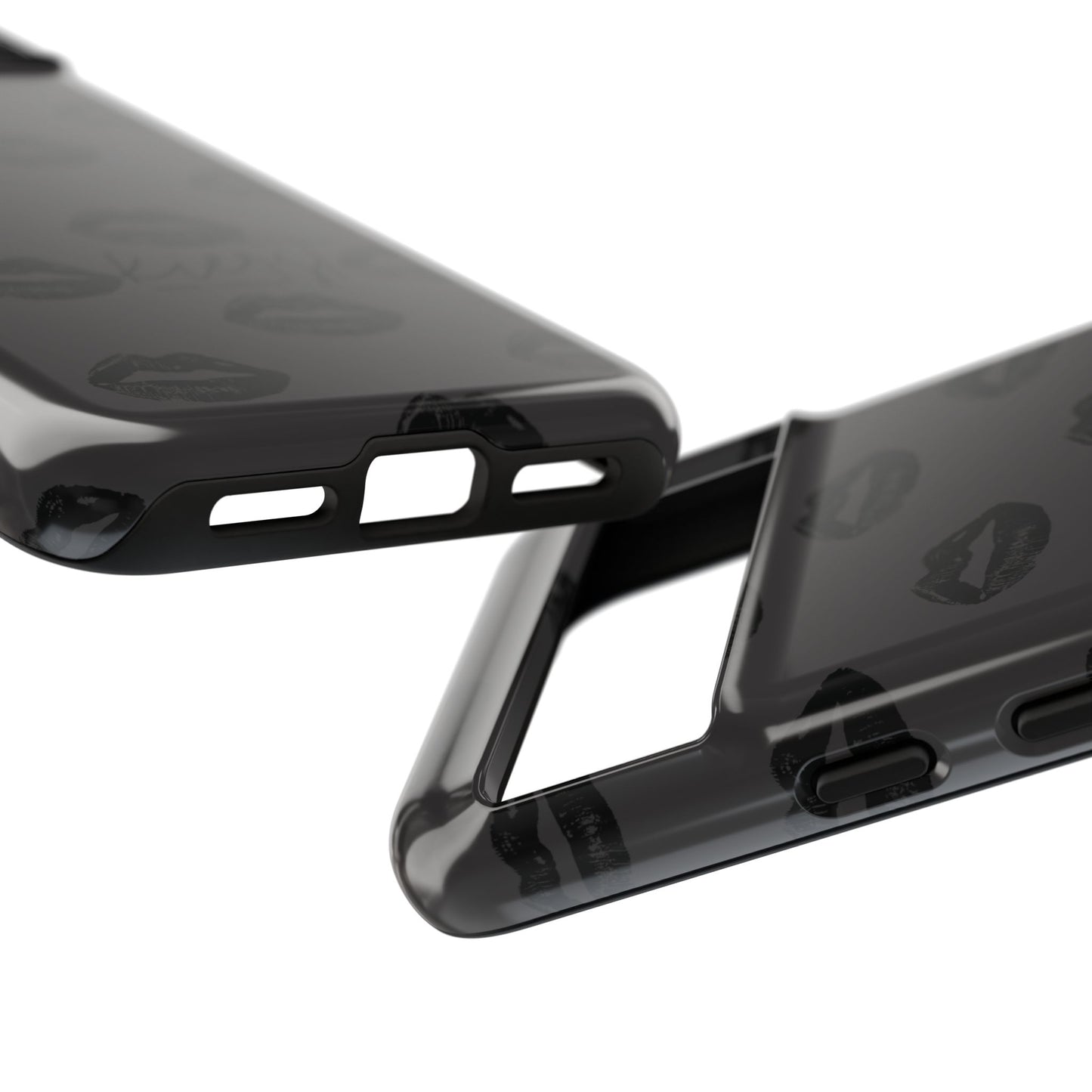 Black Lips Google Pixel Phone Case | Monochrome Meets Mood