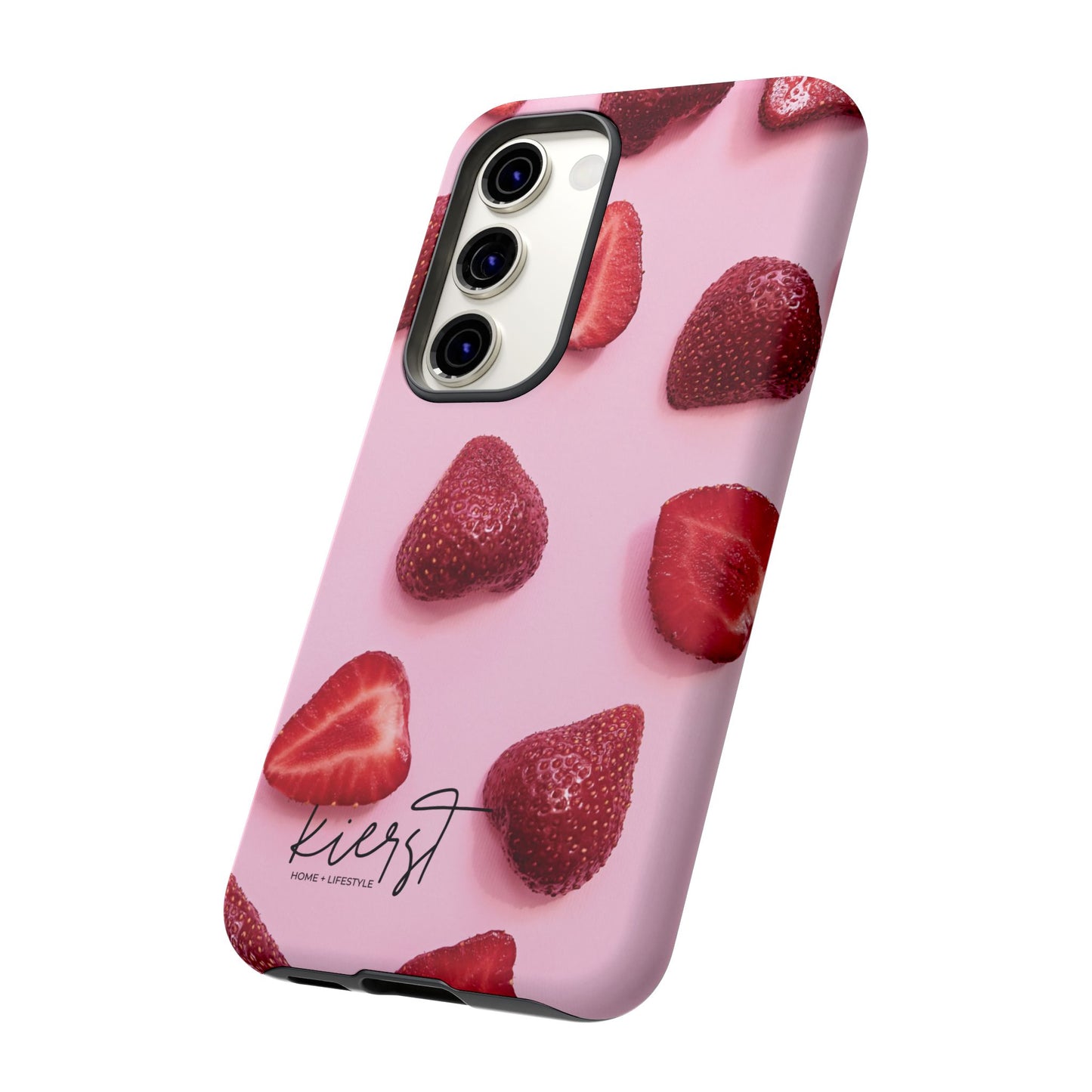 Strawberries Samsung Galaxy Phone Case | A Juicy Pop of Playfulness Meets Polished Design