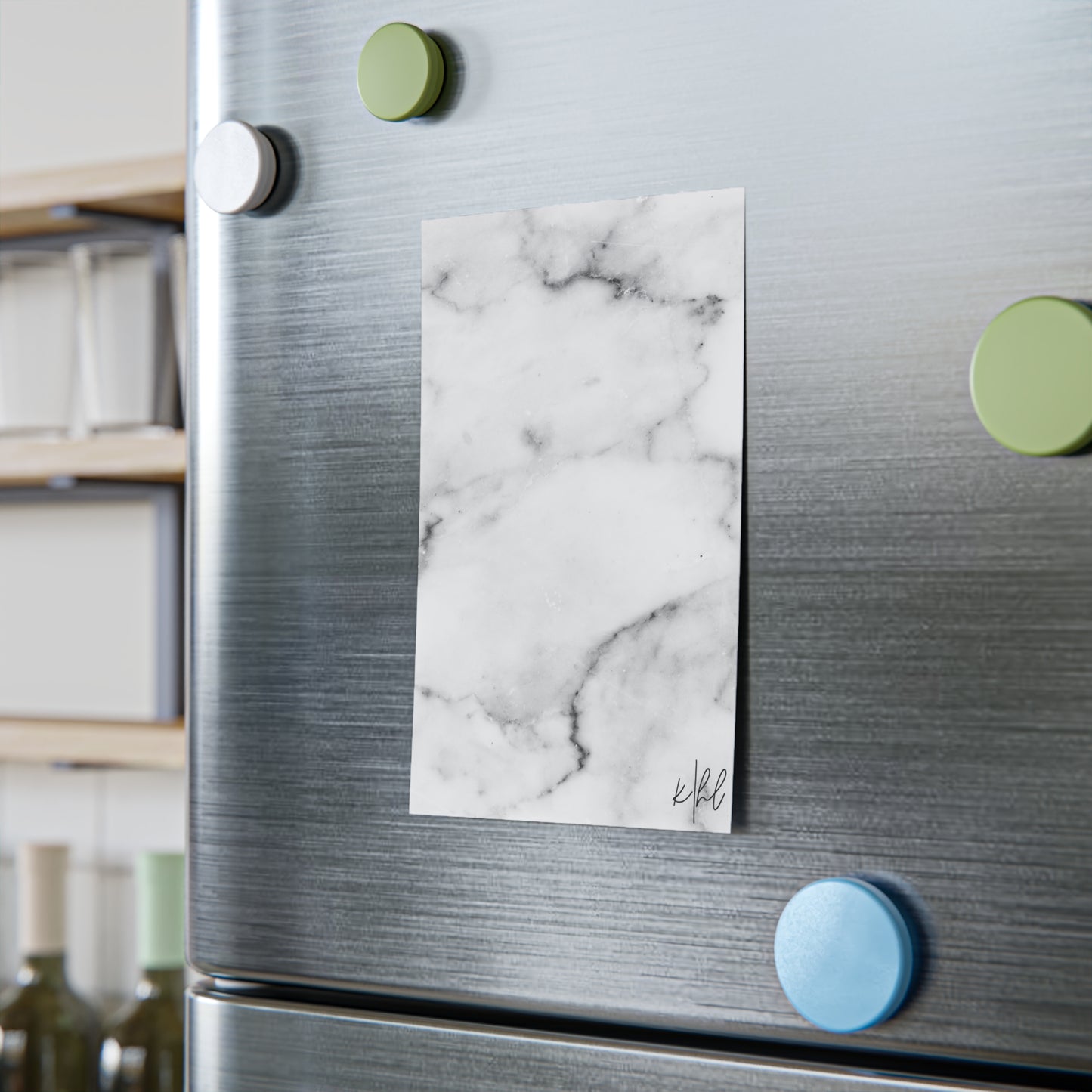 Lived-In Grey and White Marble Post-it® Note Pad