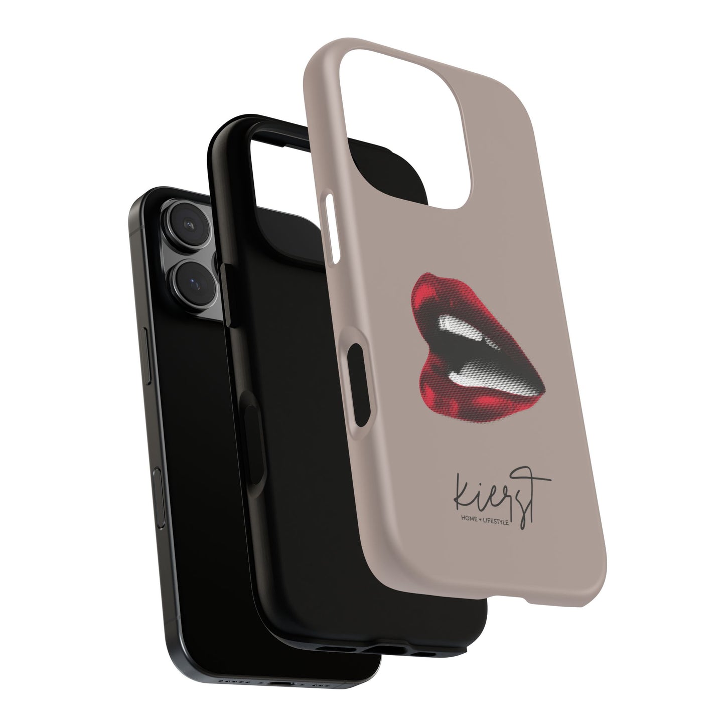 Retro Red Lips iPhone Case | Pop Art Meets Polished