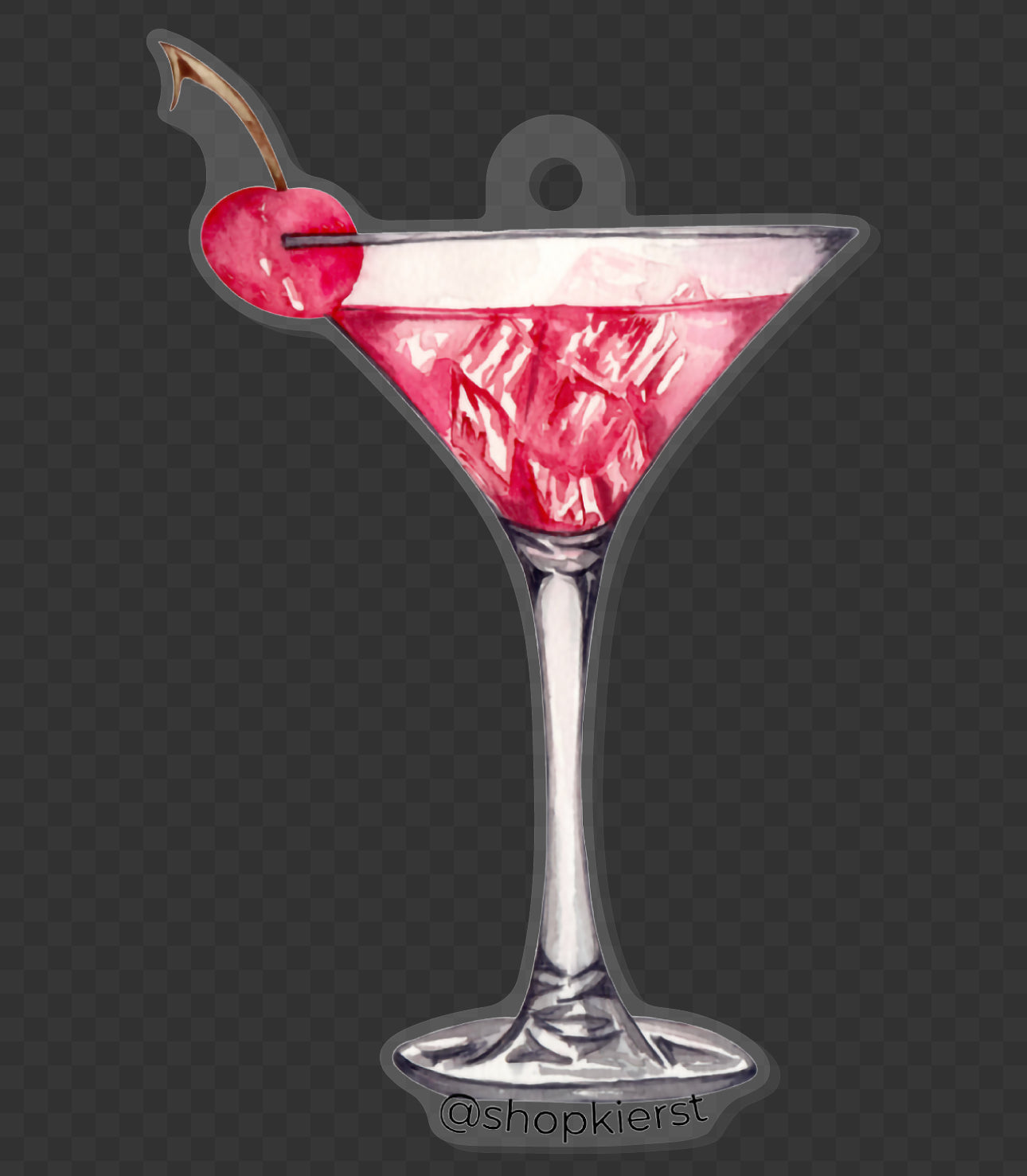 Cherry & Cosmo Ornament + Keychain