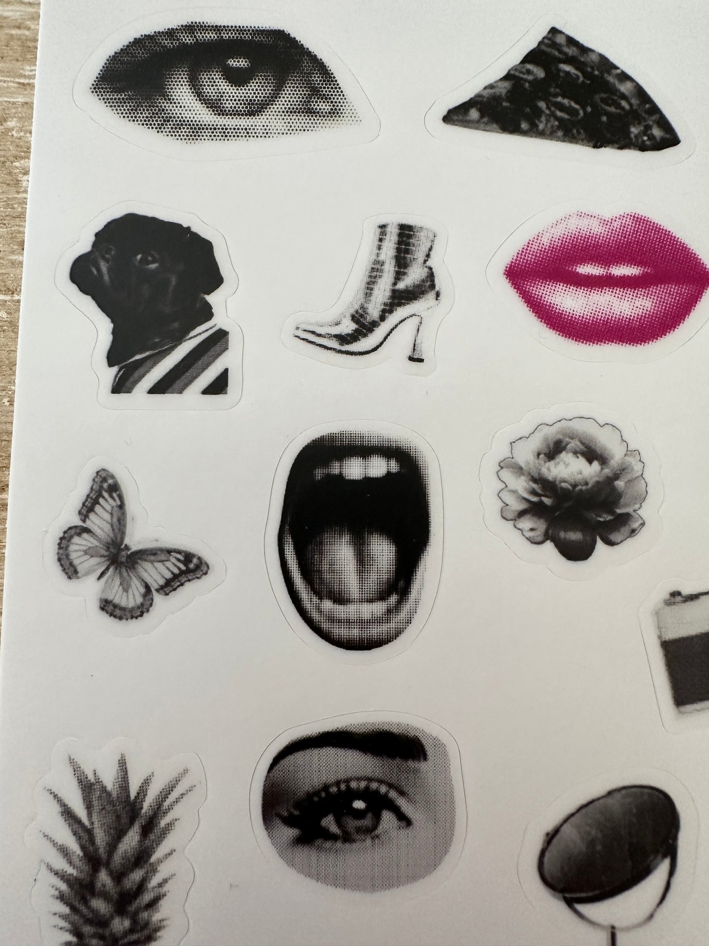 Vintage Inspired Sticker Sheet | Retro Elegance Meets Modern Edge