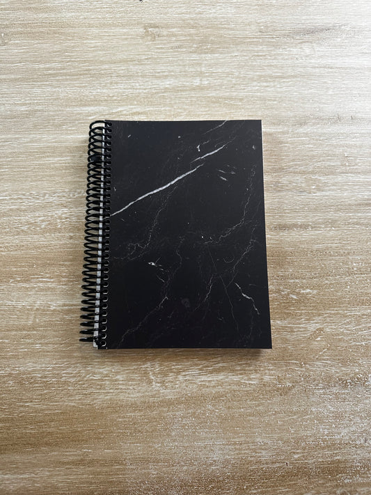 Black Marble Notebook