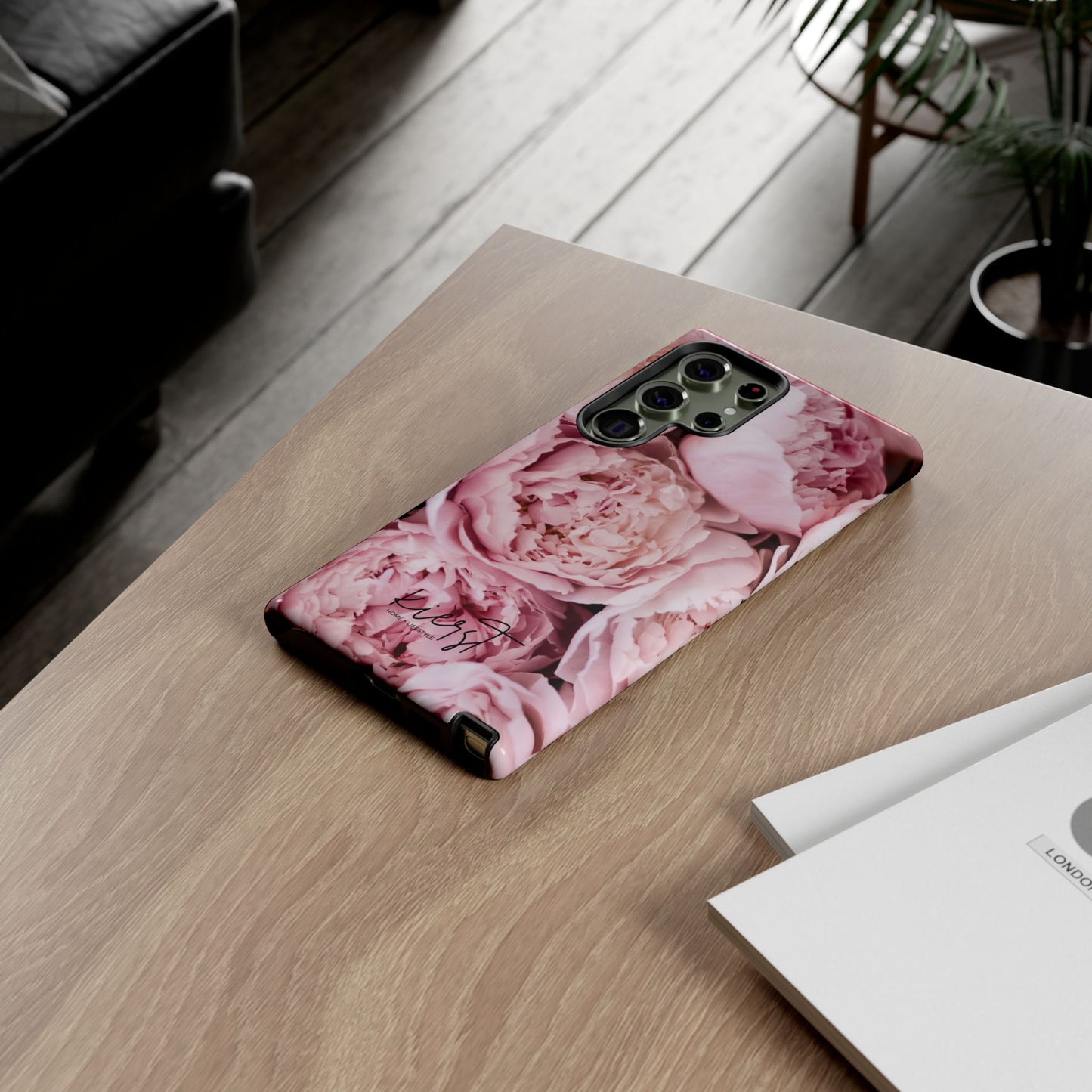 Pink Peonies Samsung Galaxy Case | A Floral Moment Lasts Longer Than Fresh Stems
