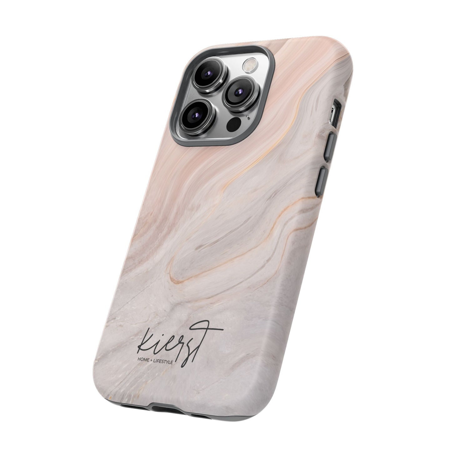 Blush Swirl Marble iPhone Case | Soft Curves, Strong Protection