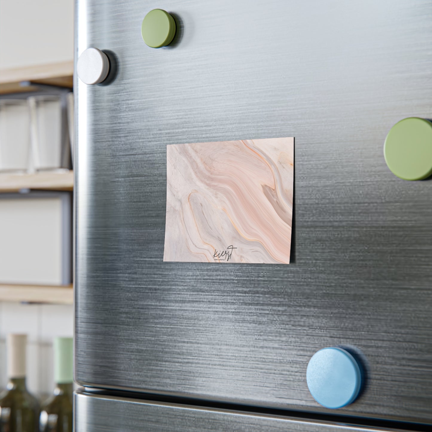 Blush Swirl Marble Post-it® Note Pad | Soft Pink Marble-Inspired Sticky Notes for Chic Desks