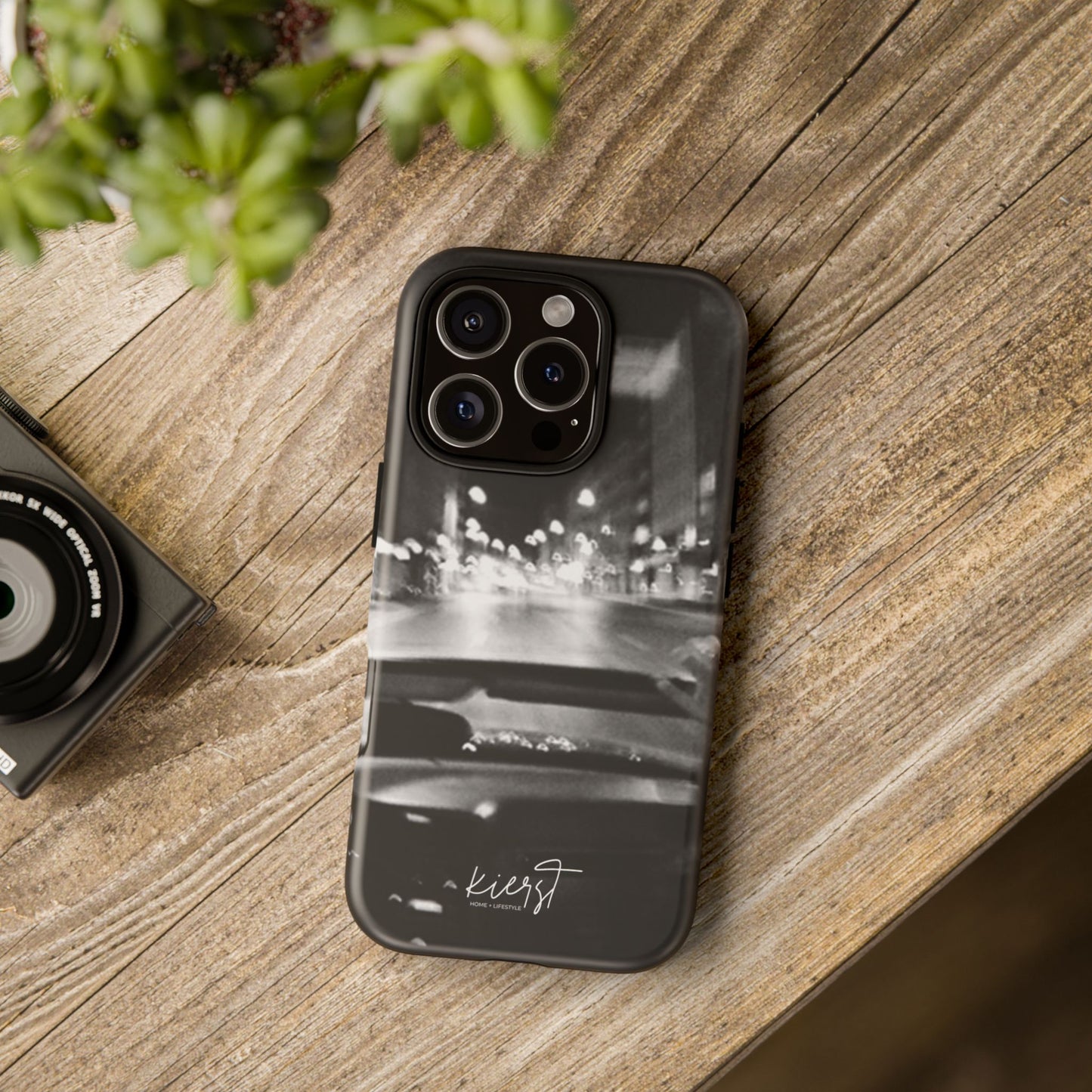 Faded Summer Nights iPhone Case | A Cinematic Blur of City Lights and Nostalgia