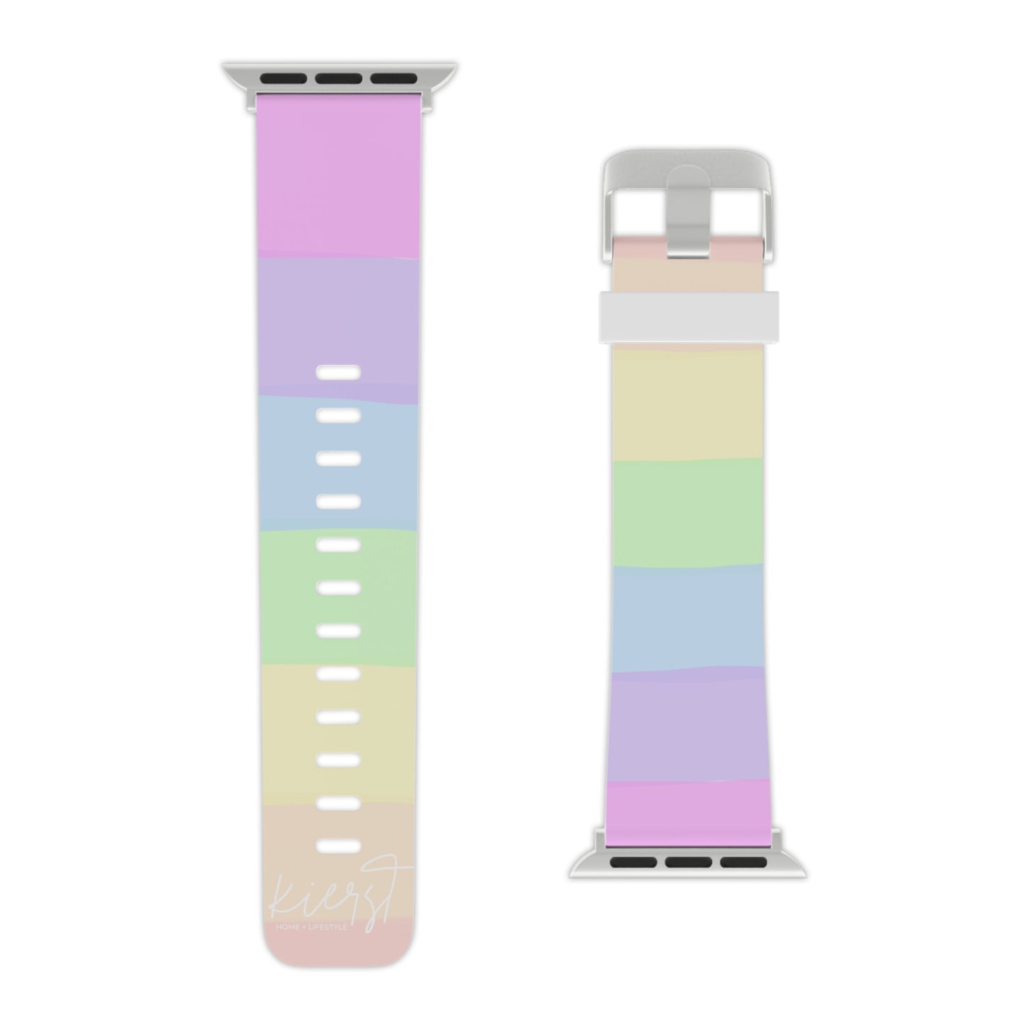 Pastel Rainbow Apple Watch Band – Soft Hues, Bold Energy