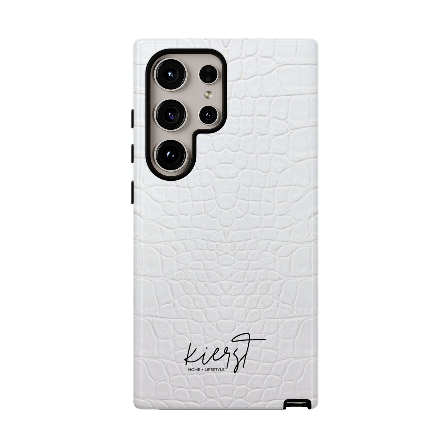 White Alligator Samsung Galaxy Case | Classic Texture Meets Modern Edge