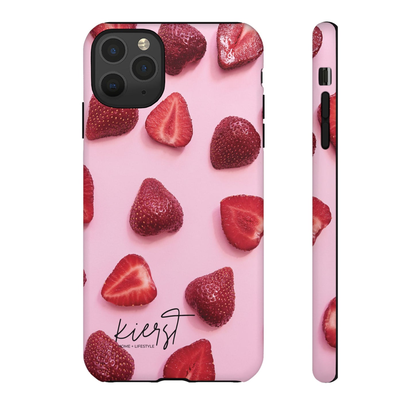 Strawberries iPhone Case | A Sweet Statement Rooted in Soft Luxury