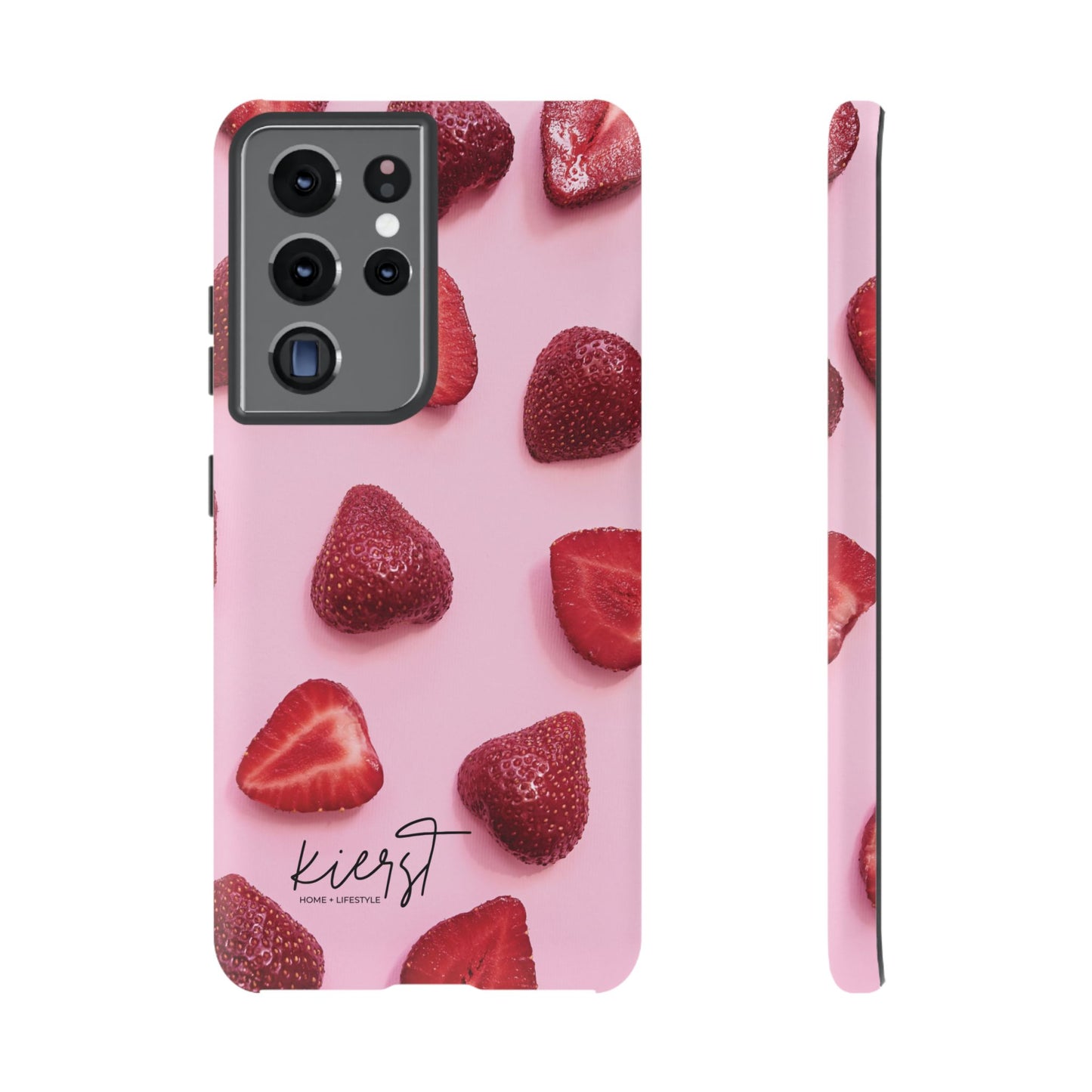 Strawberries Samsung Galaxy Phone Case | A Juicy Pop of Playfulness Meets Polished Design