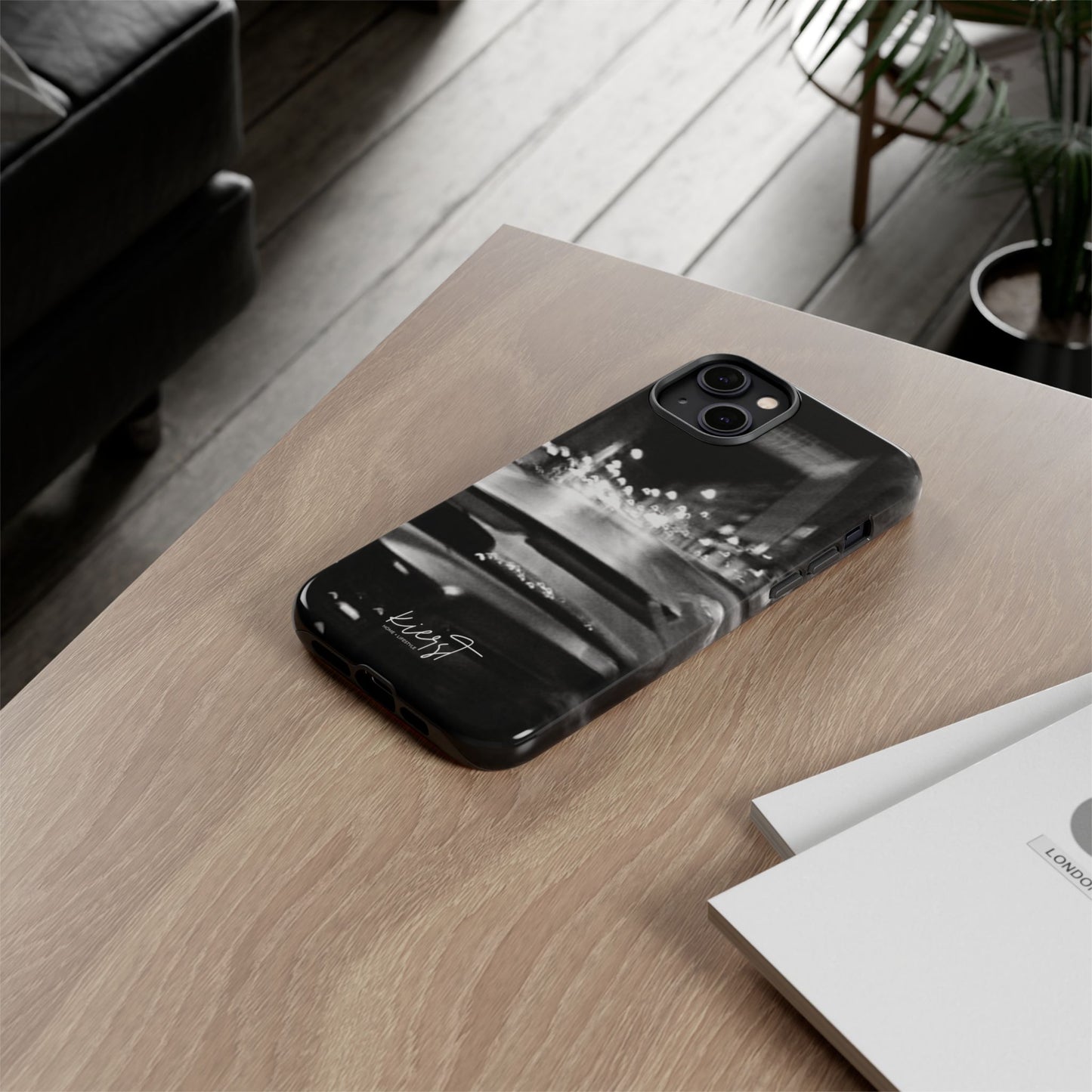 Faded Summer Nights iPhone Case | A Cinematic Blur of City Lights and Nostalgia