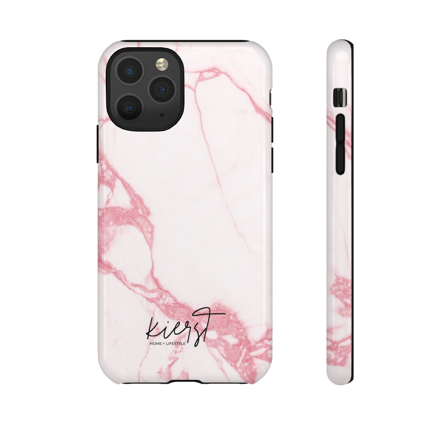 Pink & White Marble iPhone Case | Classic Elegance, Feminine Twist