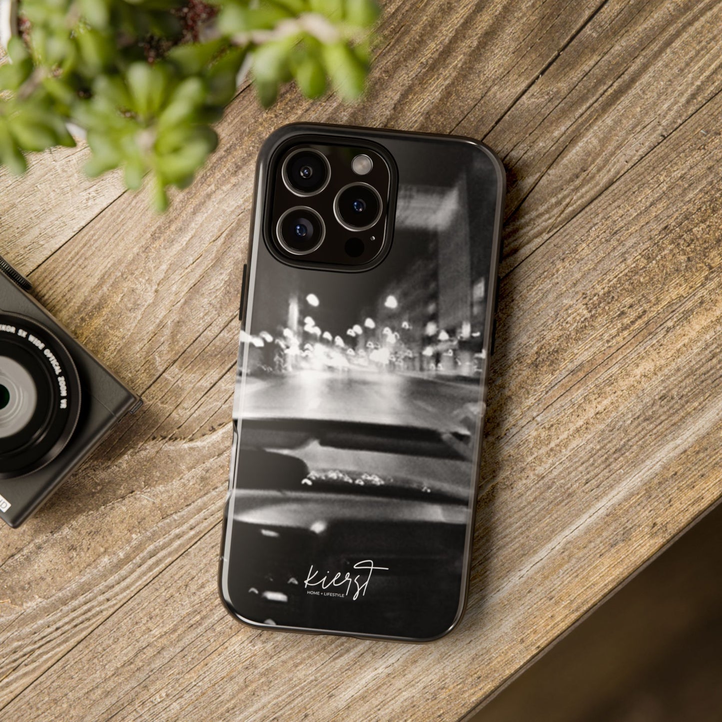 Faded Summer Nights iPhone Case | A Cinematic Blur of City Lights and Nostalgia