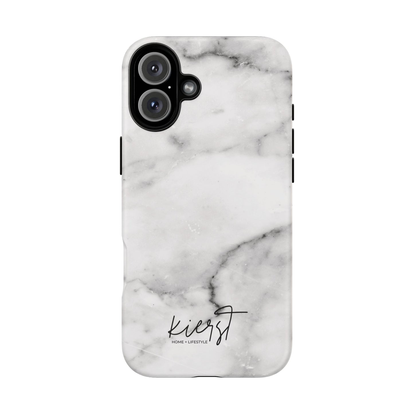 Lived-In White and Grey Marble iPhone Case | Curated Calm, Captured in Marble