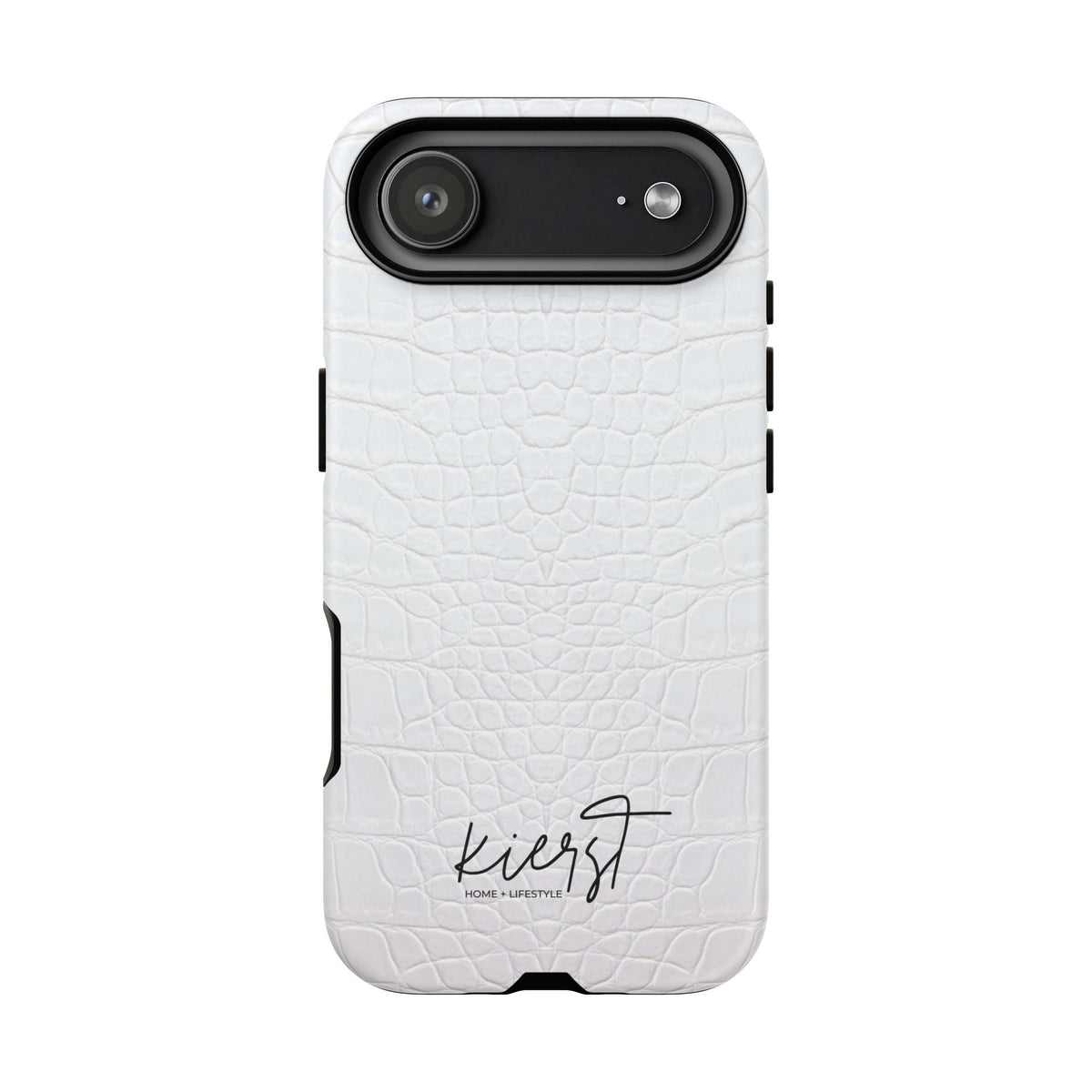 White Alligator iPhone Case