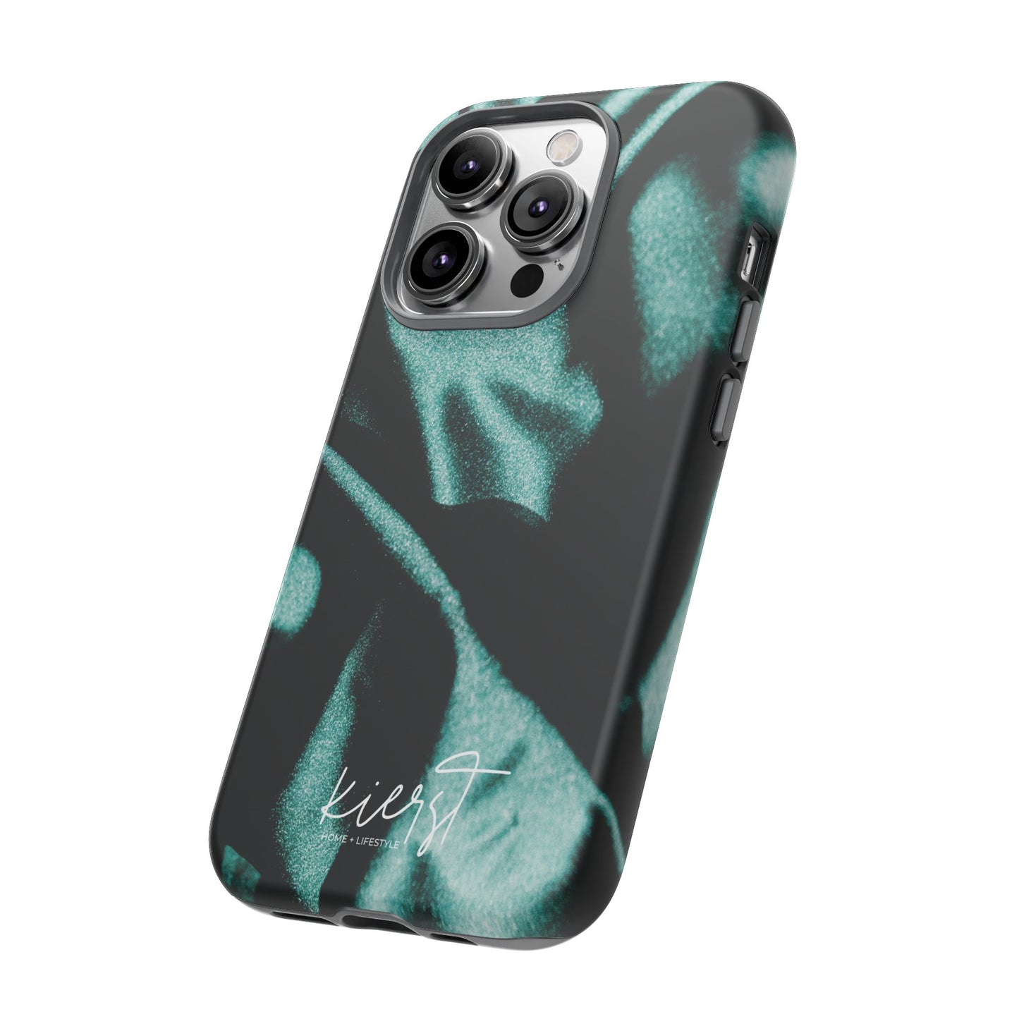 Emerald Silk Print iPhone Case