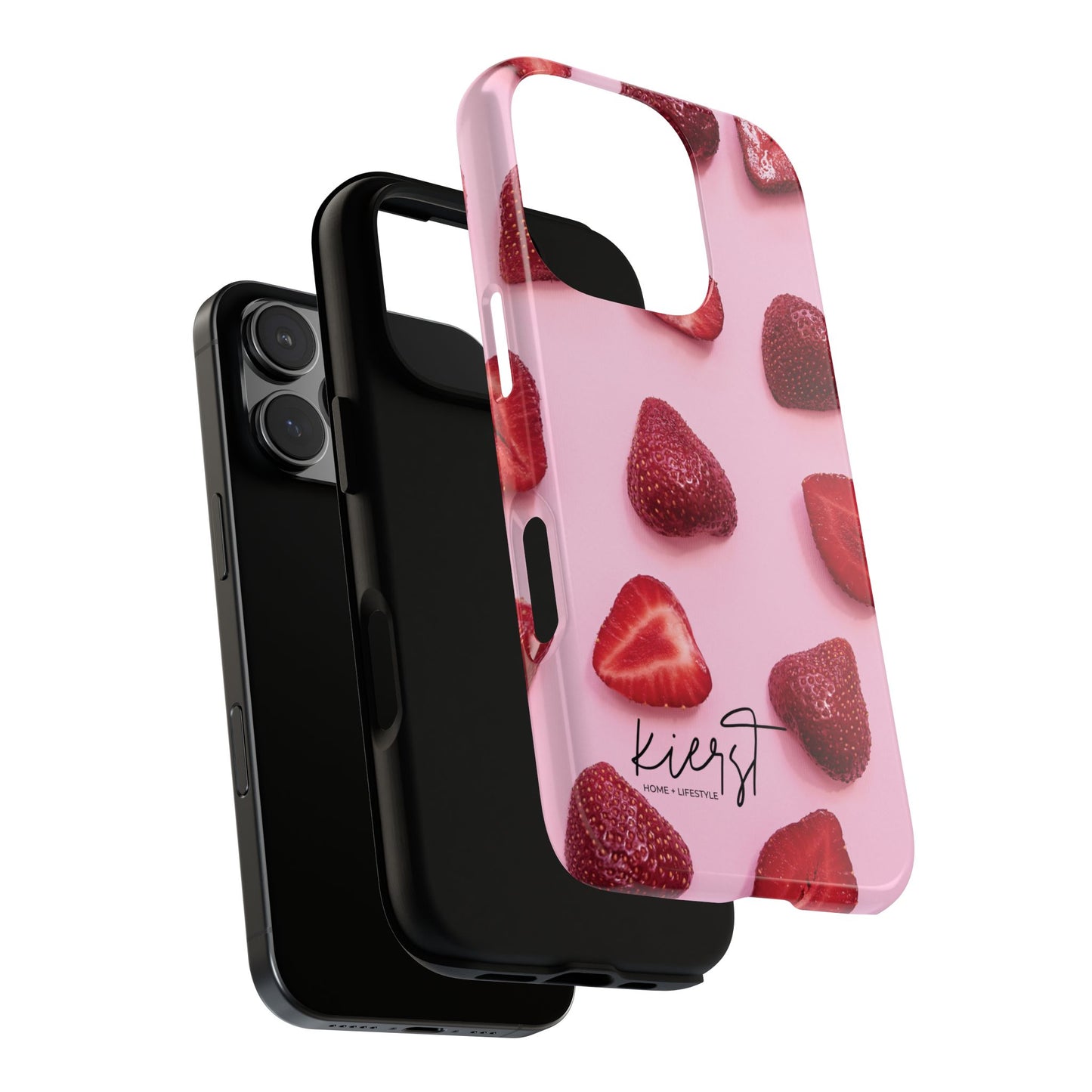 Strawberries iPhone Case | A Sweet Statement Rooted in Soft Luxury