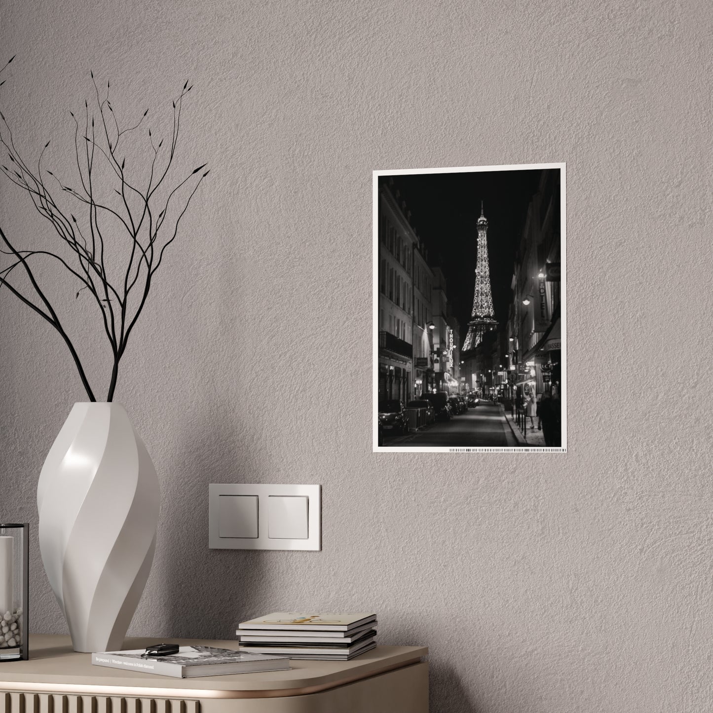 Dreaming of Paris Black & White Gloss Posters
