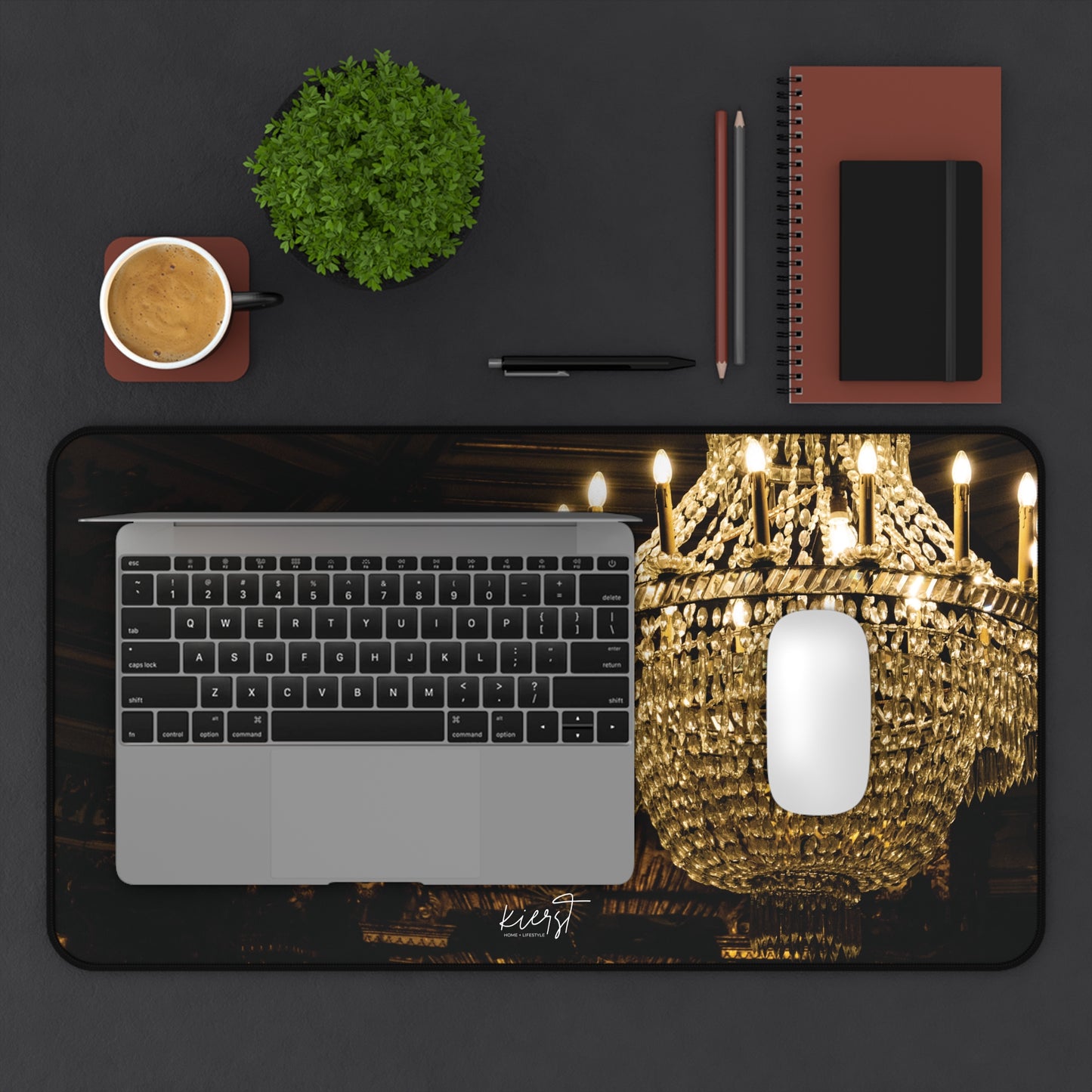 Baroque Chandelier Desk Mat