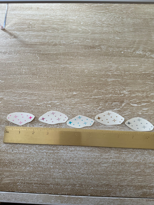 Star / Glitter Cluster Temporary Tattoos