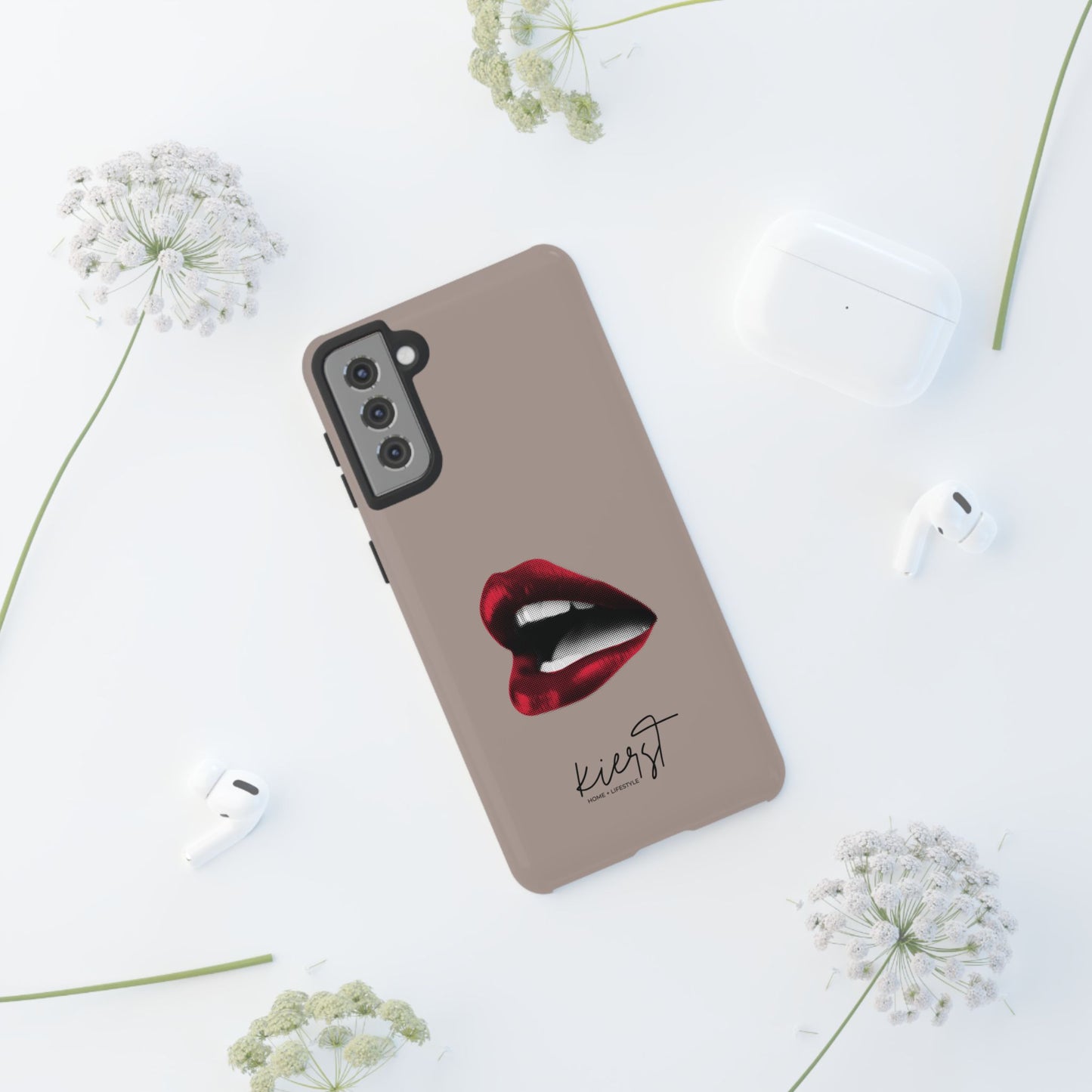 Retro Red Lips Samsung Galaxy Case | Pop Art, Luxe Feel
