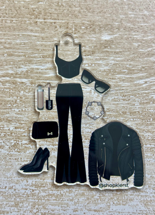 Edgy Chic OOTD Ornament