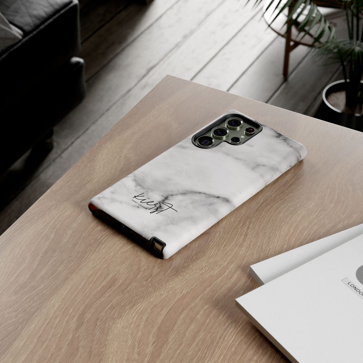Lived-In White and Grey Marble Samsung Galaxy Case | Soft Strength, Redefined